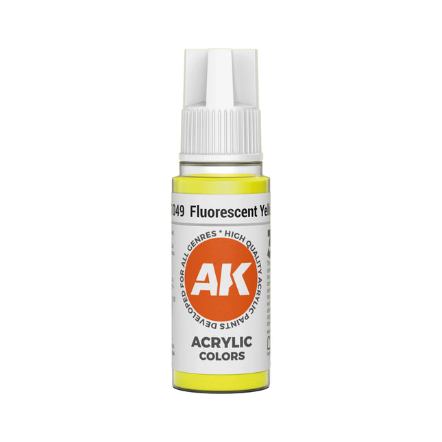 AK Interactive 3G Acrylic Fluorescent Yellow 17ml