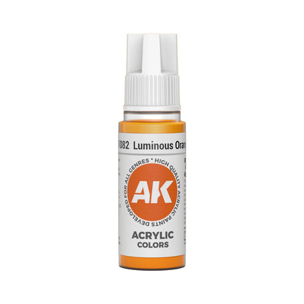 AK Interactive 3G Acrylic Luminous Orange 17ml