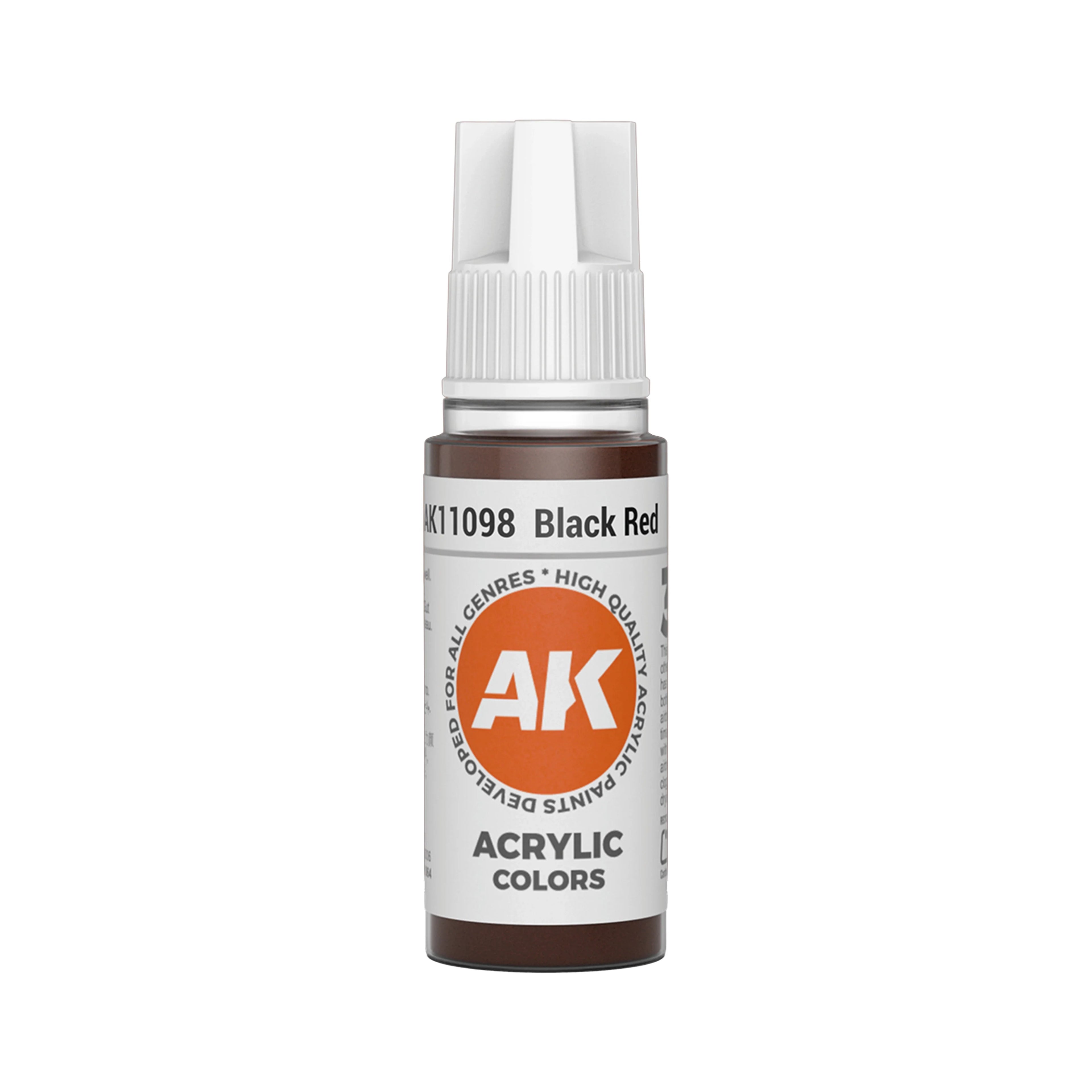 AK Interactive 3G Acrylic Black Red 17ml