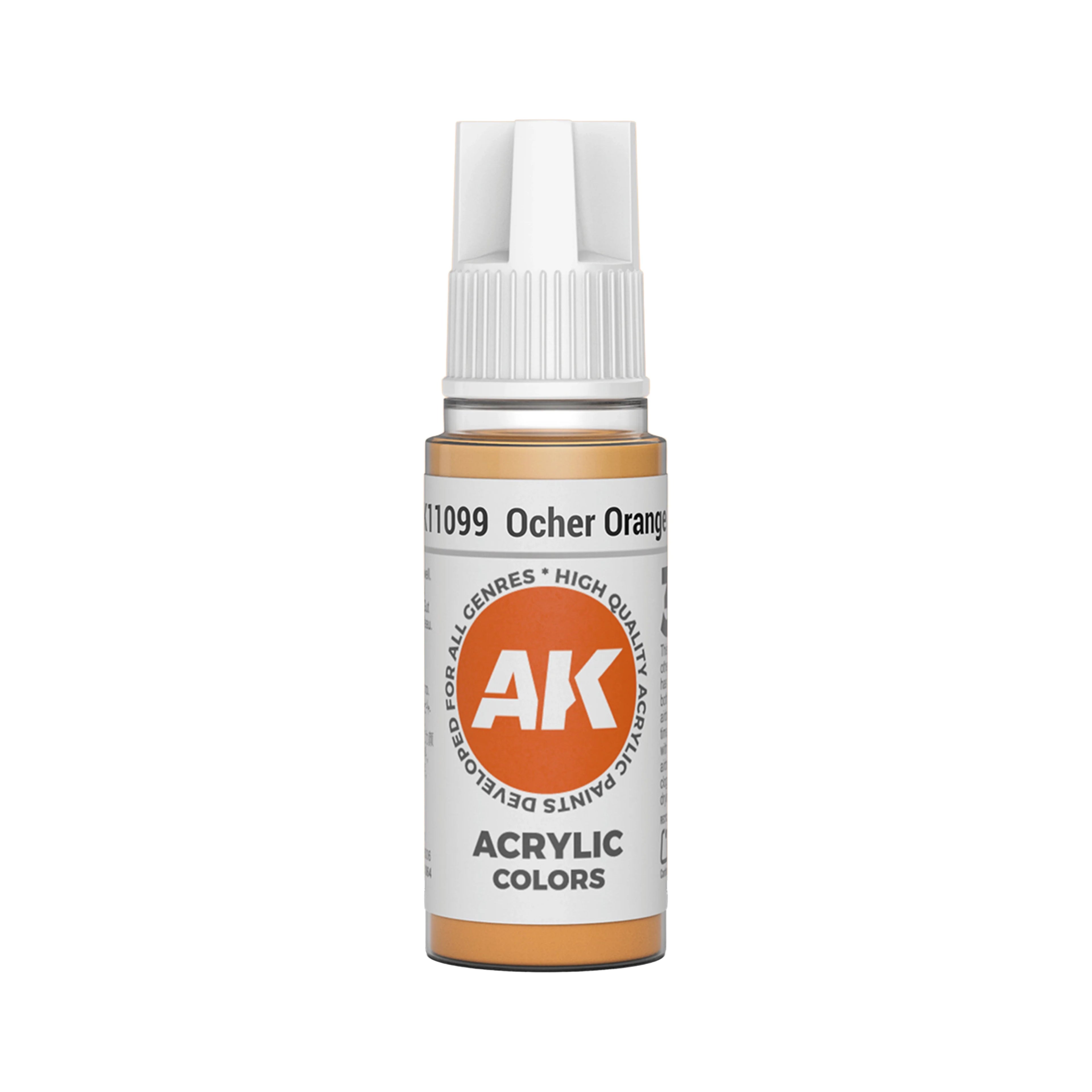 AK Interactive 3G Acrylic Ocher Orange 17ml
