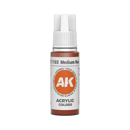 AK Interactive 3G Acrylic Medium Rust 17ml