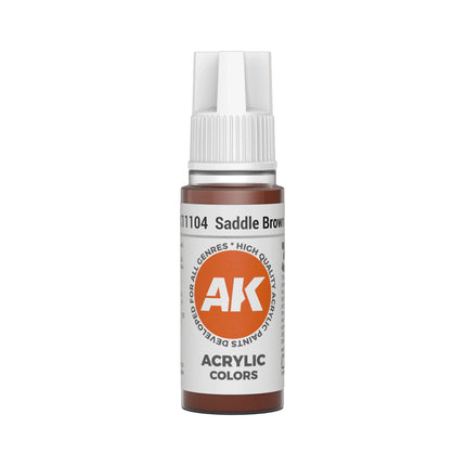 AK Interactive 3G Acrylic Saddle Brown 17ml