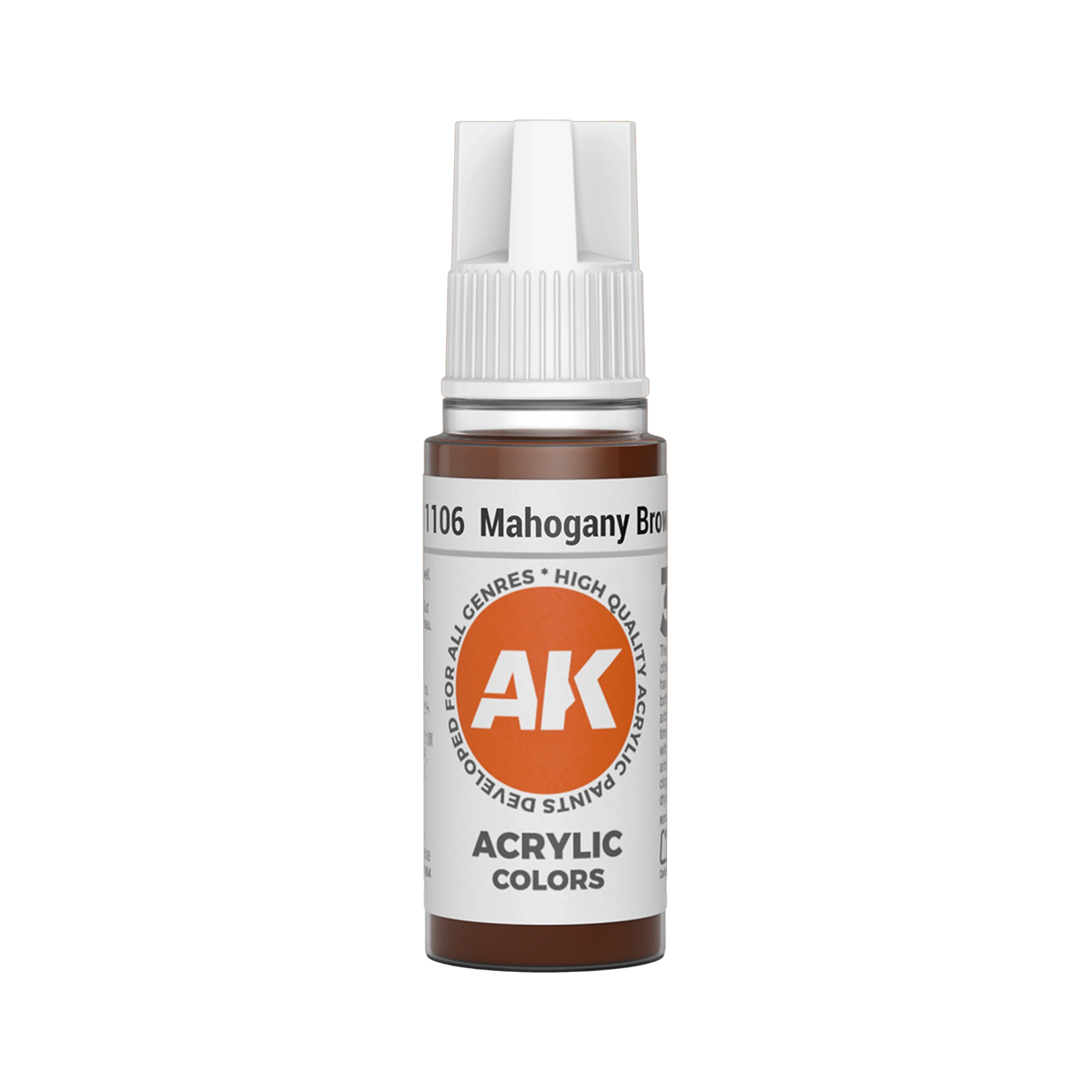 AK Interactive 3G Acrylic Mahogany Brown 17ml