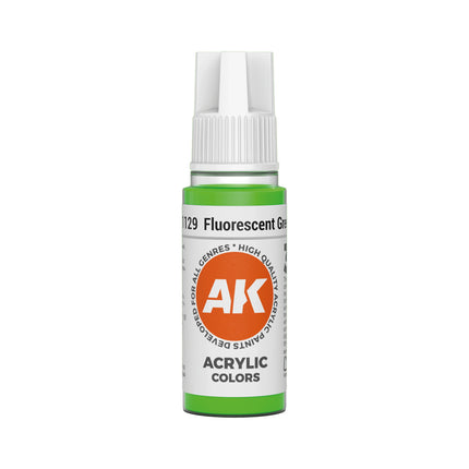 AK Interactive 3G Acrylic Fluorescent Green 17ml