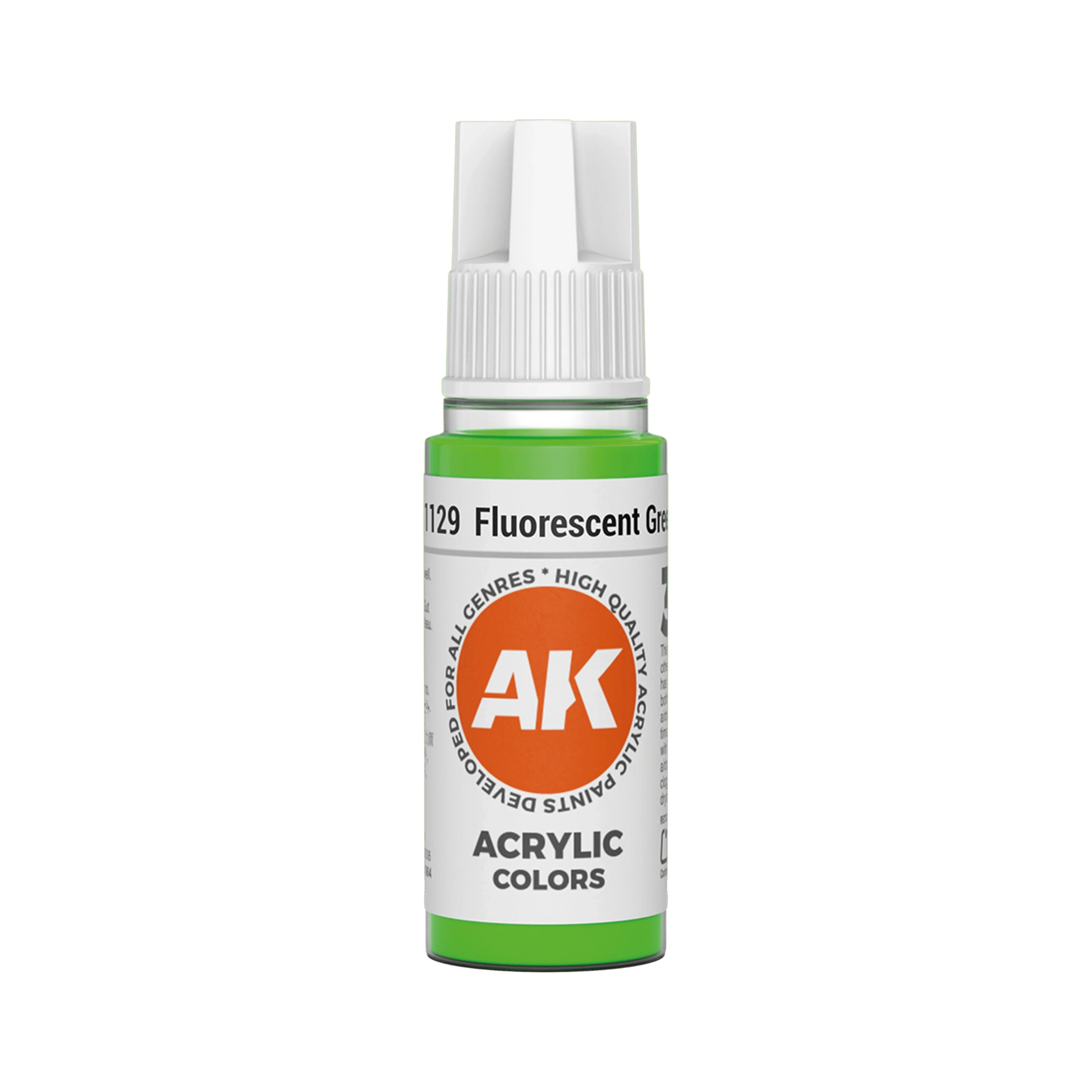 AK Interactive 3G Acrylic Fluorescent Green 17ml