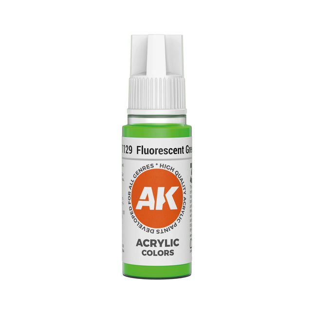 AK Interactive 3G Acrylic Fluorescent Green 17ml