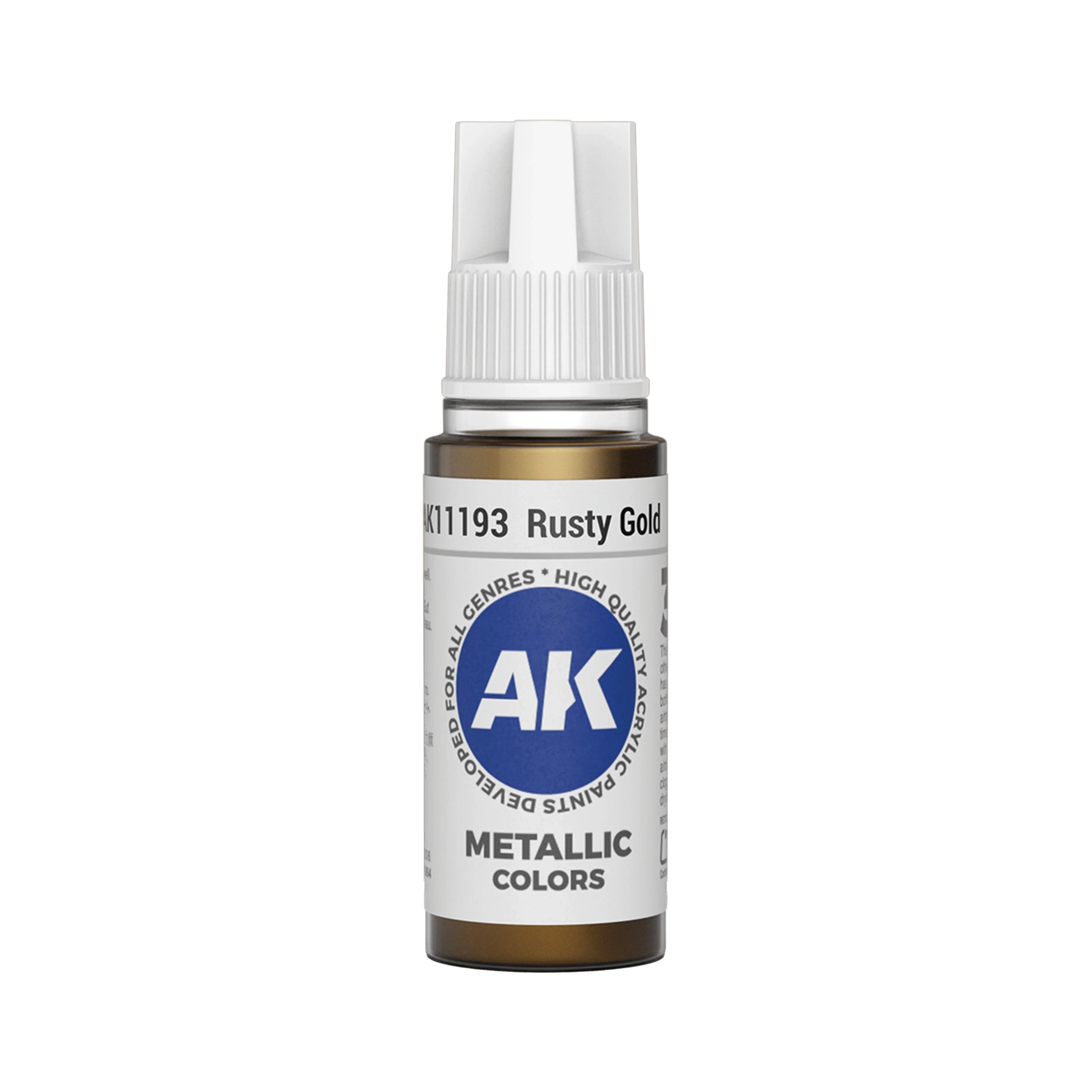 AK Interactive 3G Acrylic Rusty Gold 17ml