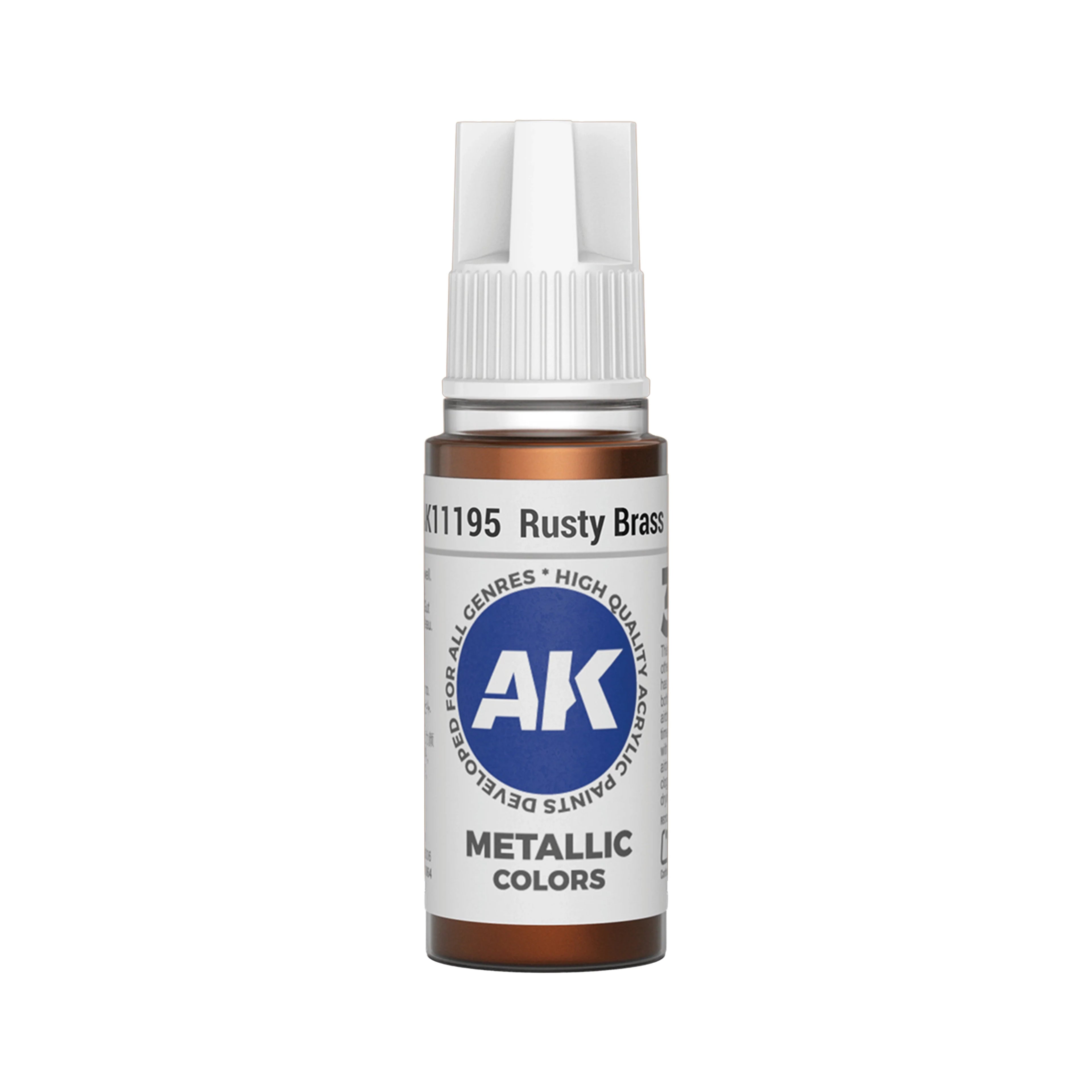 AK Interactive 3G Acrylic Rusty Brass 17ml