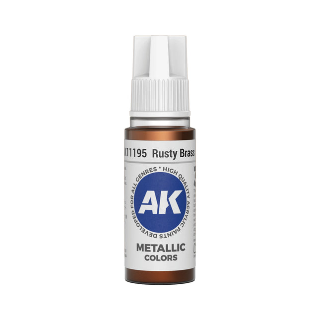 AK Interactive 3G Acrylic Rusty Brass 17ml
