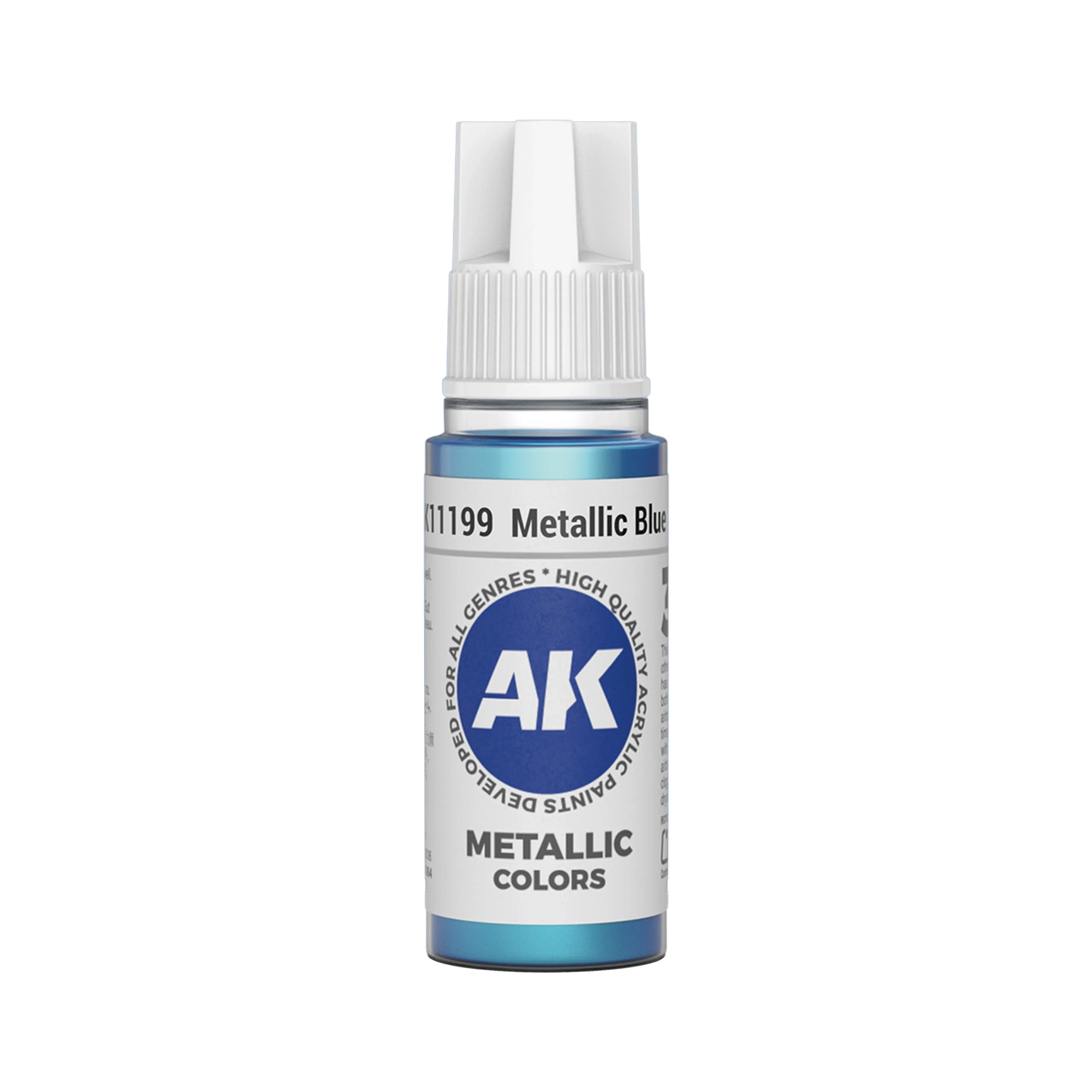 AK Interactive 3G Acrylic Metallic Blue 17ml