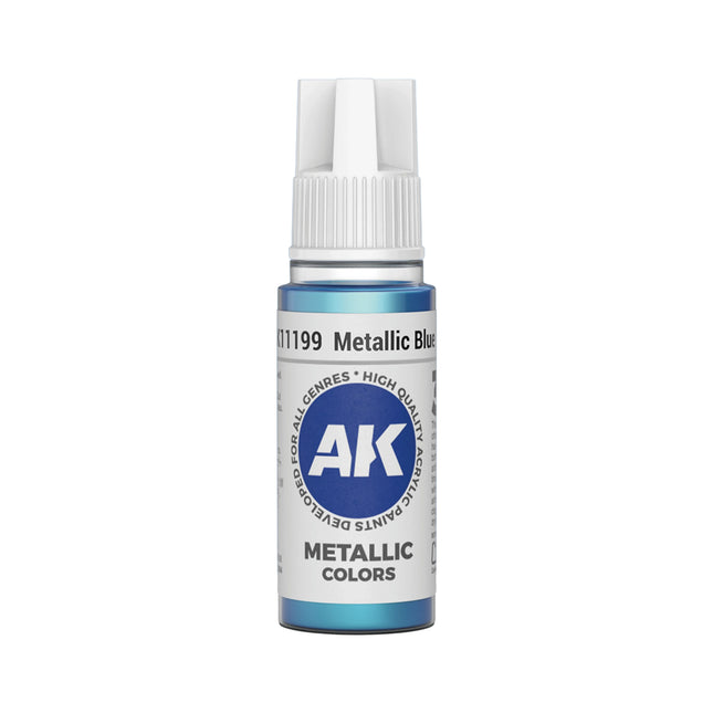 AK Interactive 3G Acrylic Metallic Blue 17ml