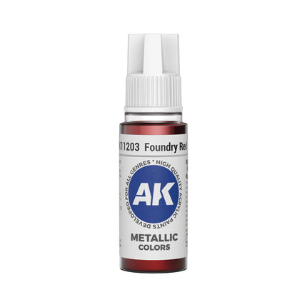 AK Interactive 3G Acrylic Foundry Red 17ml