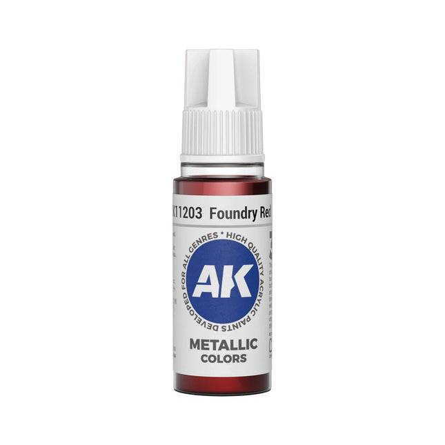 AK Interactive 3G Acrylic Foundry Red 17ml
