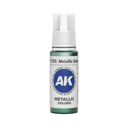 AK Interactive 3G Acrylic Metallic Green 17ml