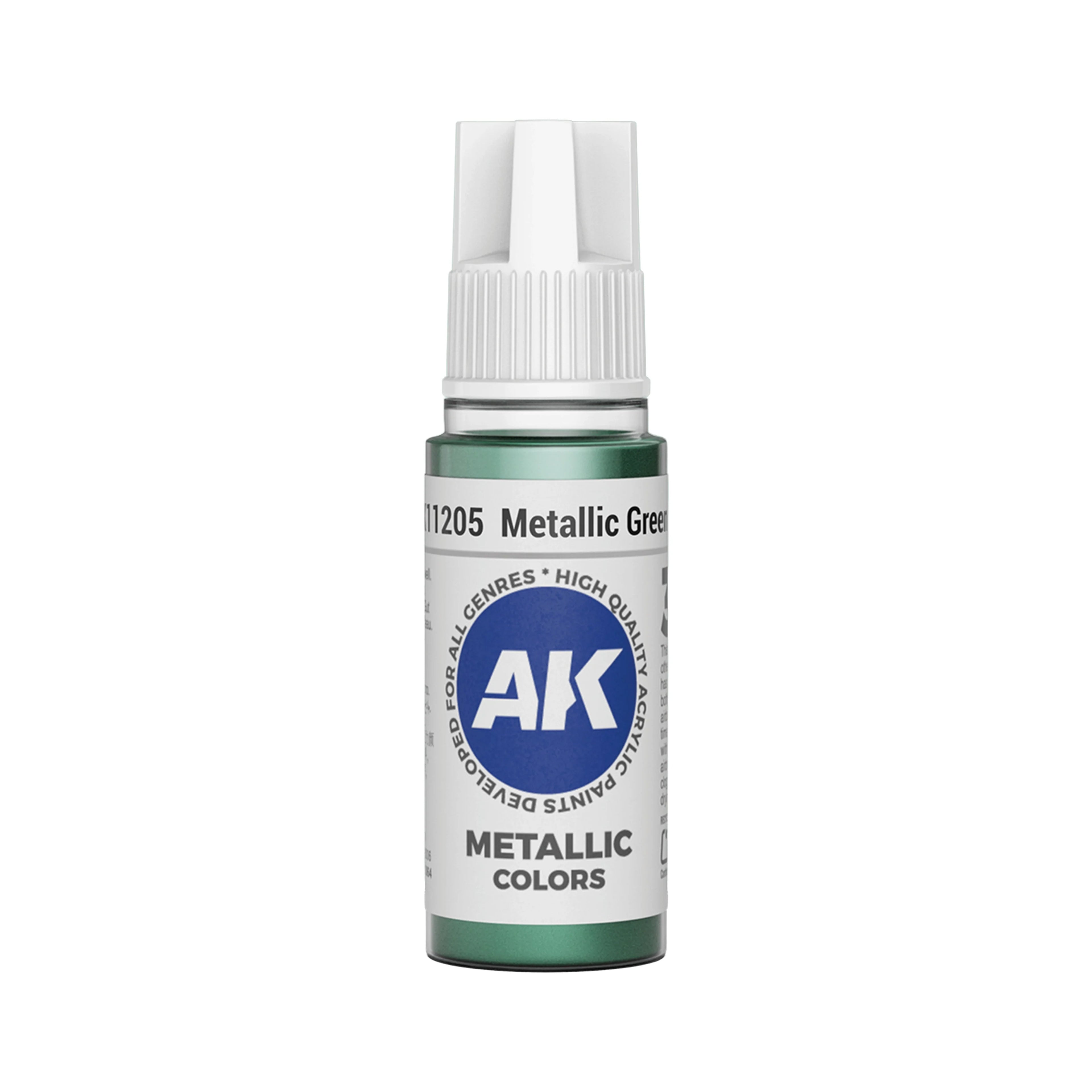 AK Interactive 3G Acrylic Metallic Green 17ml