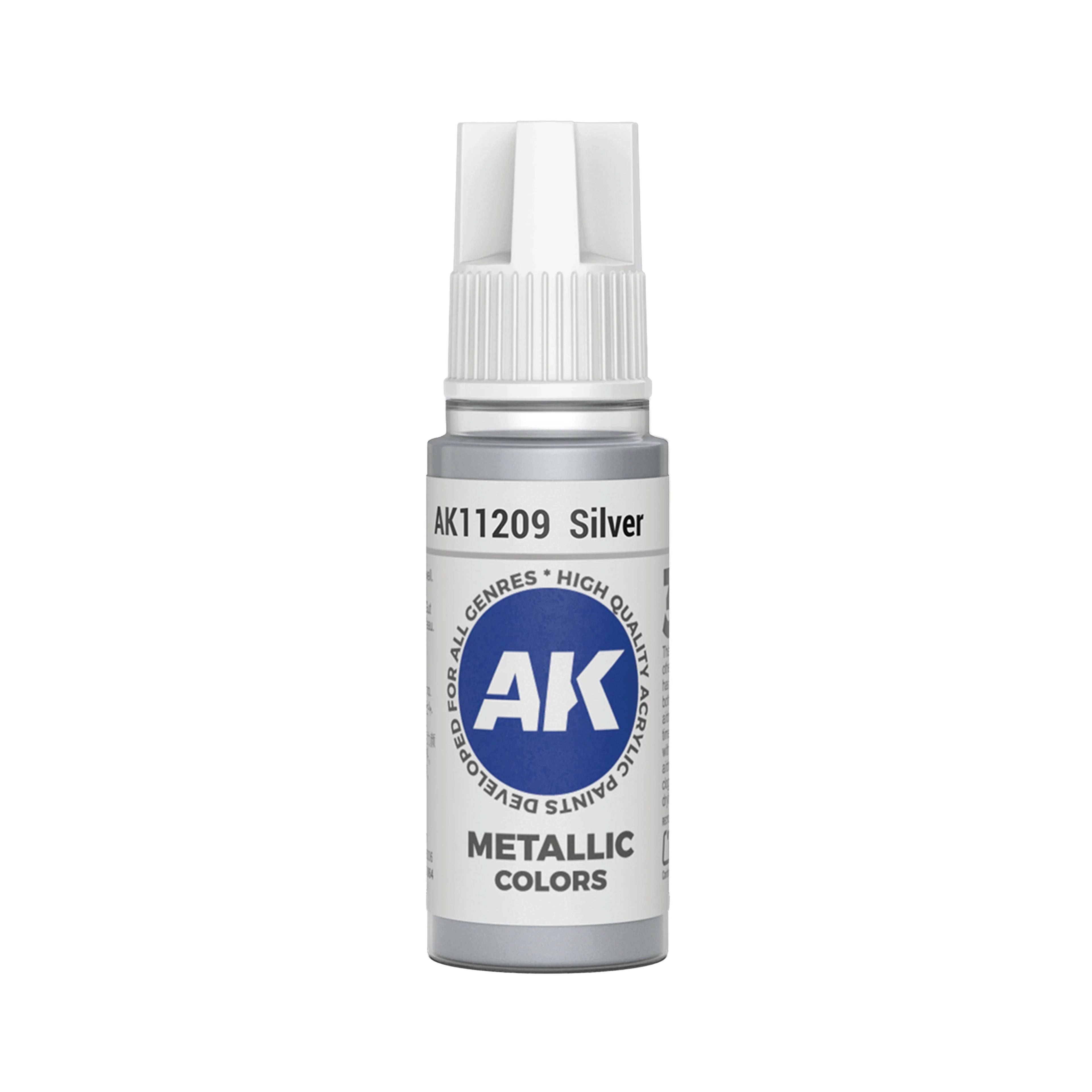 AK Interactive 3G Acrylic Silver 17ml