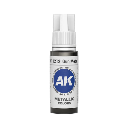 AK Interactive 3G Acrylic Gun Metal 17ml