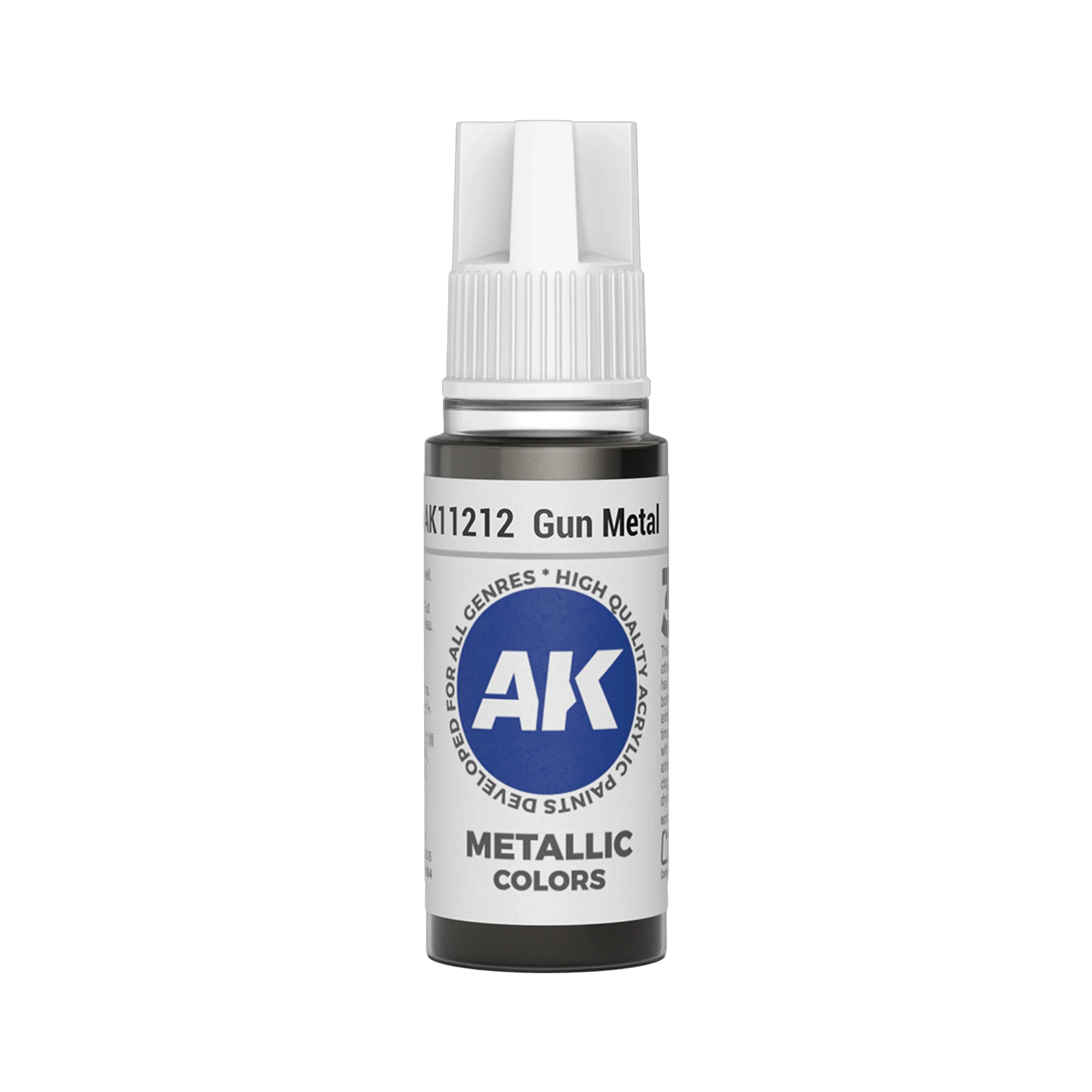 AK Interactive 3G Acrylic Gun Metal 17ml