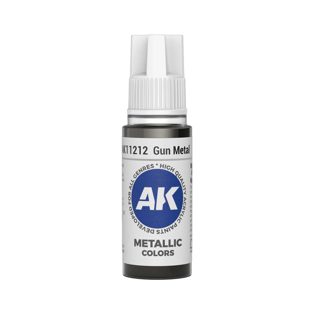 AK Interactive 3G Acrylic Gun Metal 17ml
