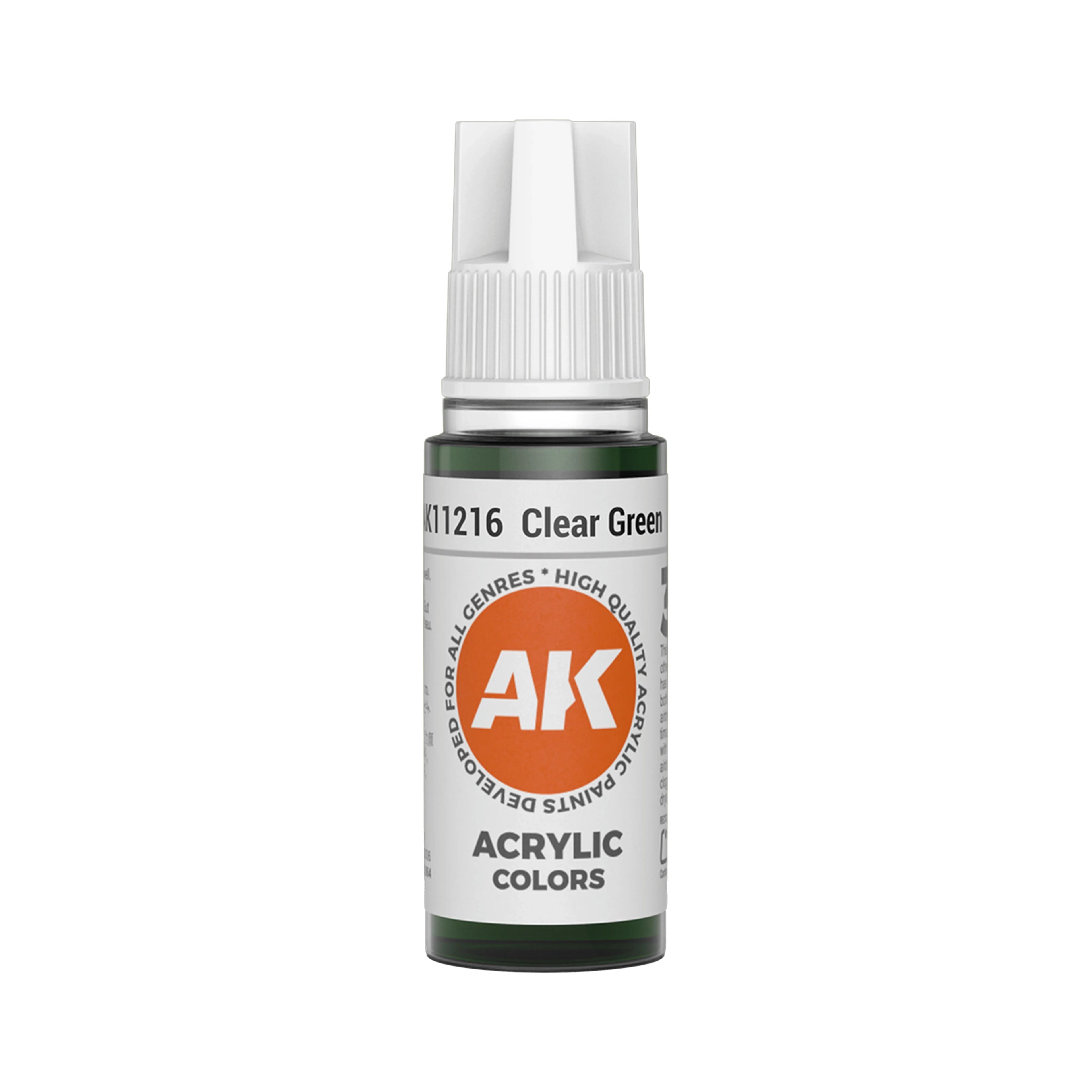 AK Interactive 3G Acrylic Clear Green 17ml