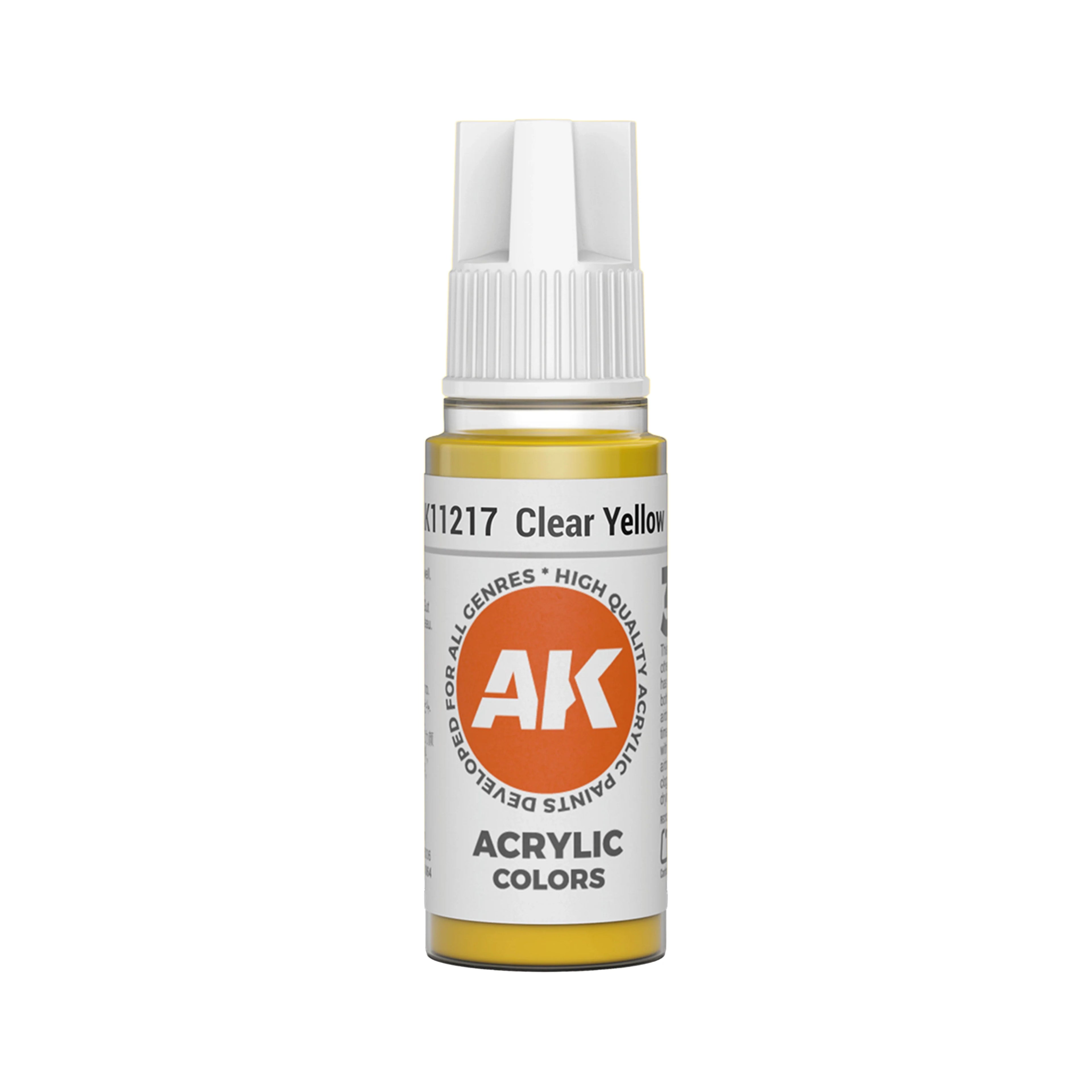AK Interactive 3G Acrylic Clear Yellow 17ml