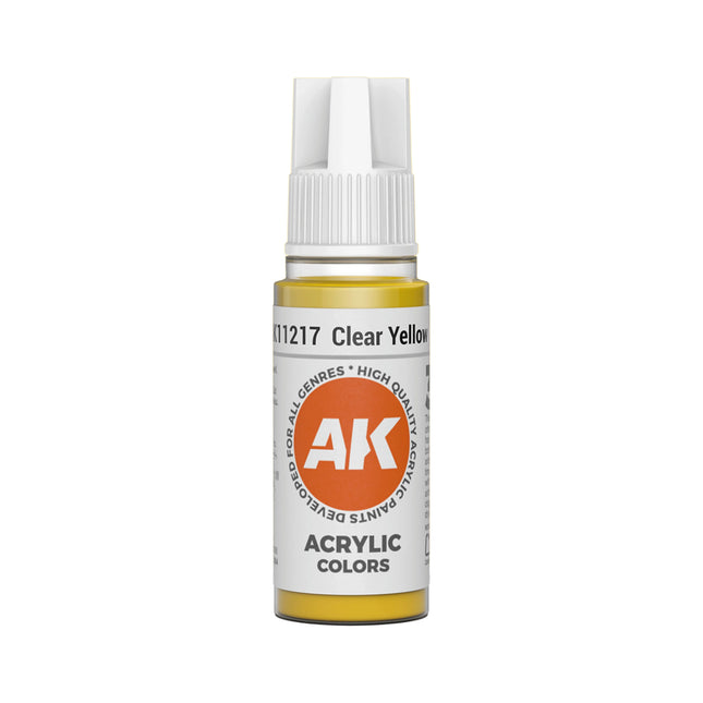 AK Interactive 3G Acrylic Clear Yellow 17ml