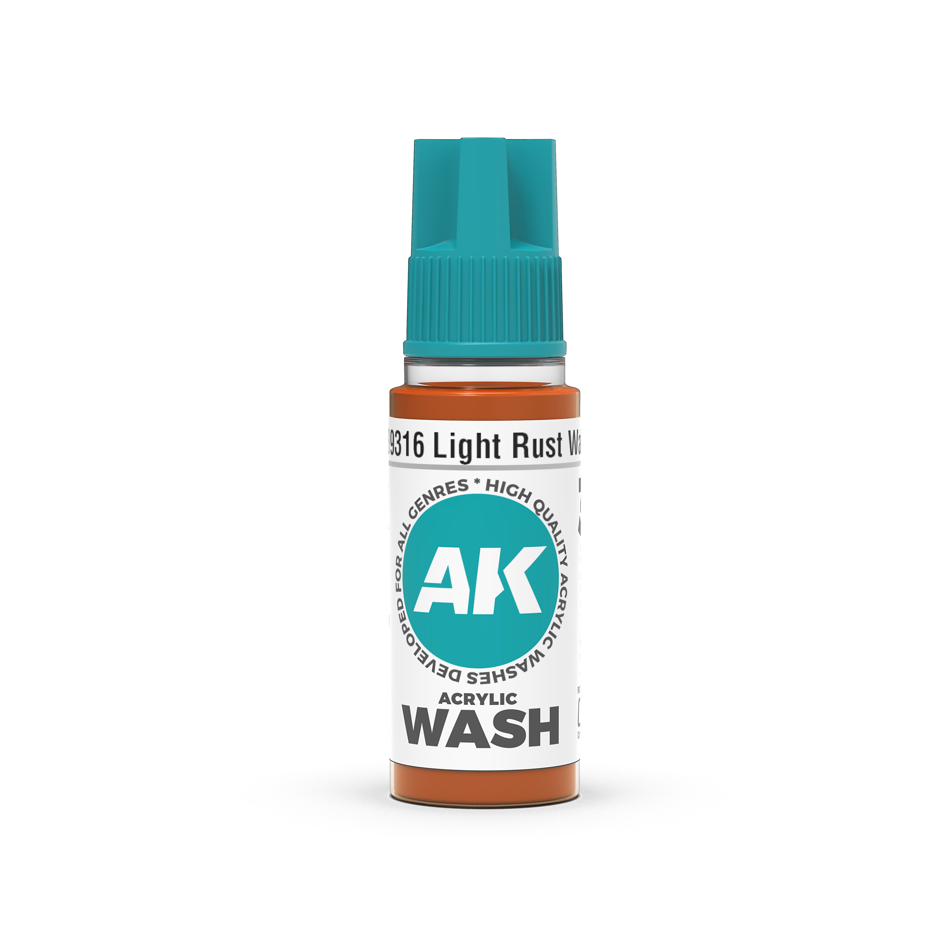AK Interactive Light Rust Wash 18ml