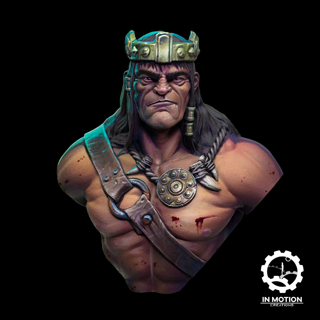 The Barbarian King, Academic Bust