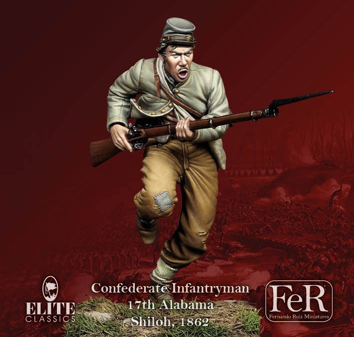 Confederate Infantryman, 17th Alabama, Shiloh, 1862