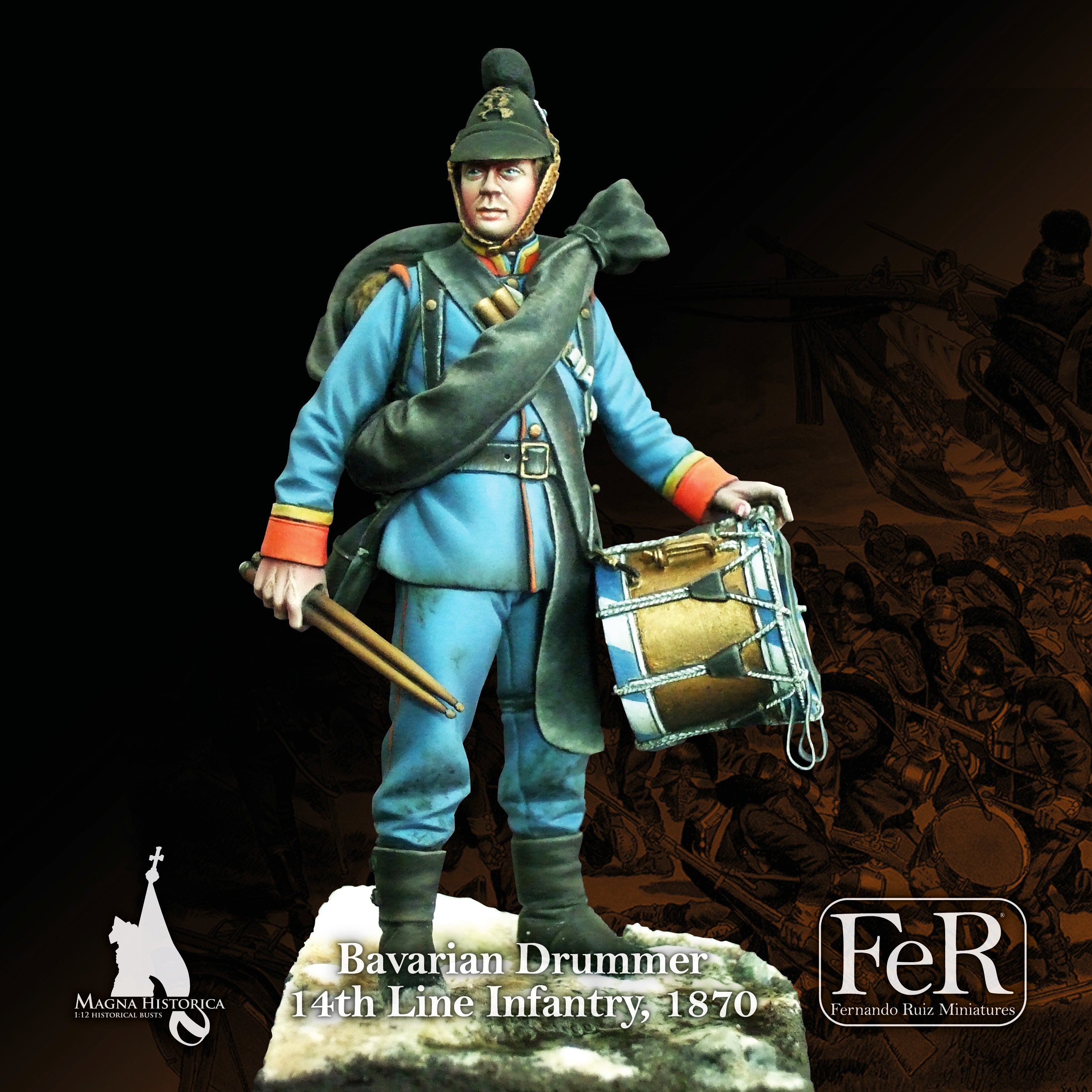 Bavarian Drummer 14th Line Infantry, 1870