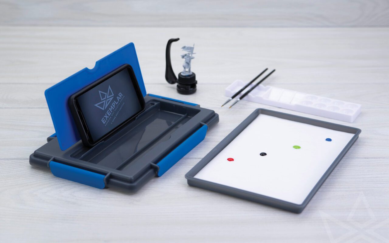 Game Envy "Exemplar PRO" Wet Palette, Blue