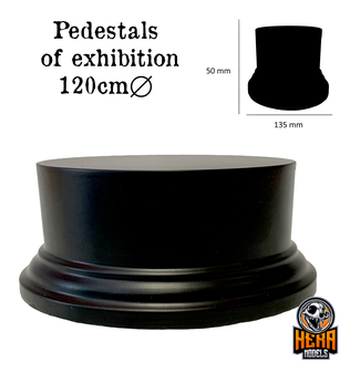 Round Pedestal Plinth, Composite 120mm