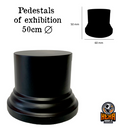 Round Pedestal Plinth, Composite 50mm