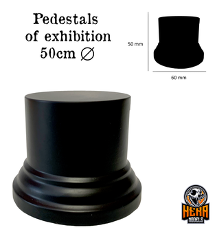 Round Pedestal Plinth, Composite 50mm