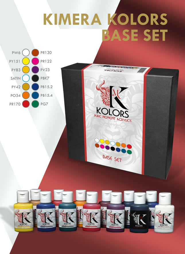 Kimera Kolors Pure Pigments: Base Set