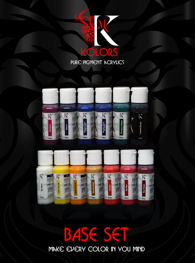 Kimera Kolors Pure Pigments: Base Set