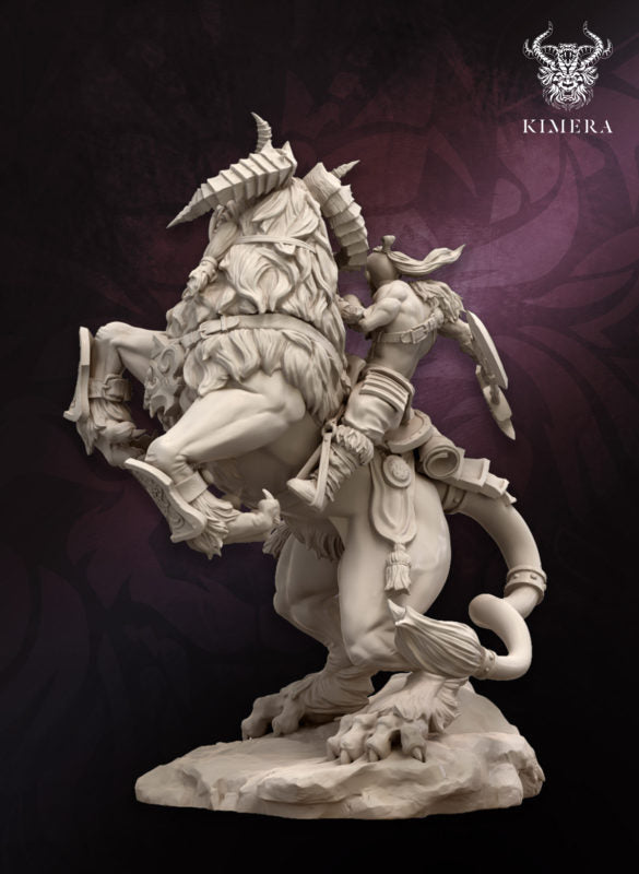 Krothar - Tiger Rider Barbarian