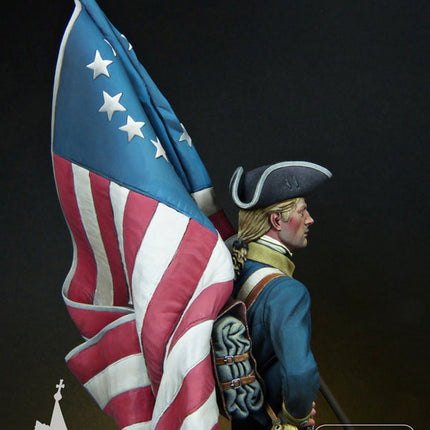 We the People, Continental Standard Bearer, 2nd Rhode Island, 1781 (back)