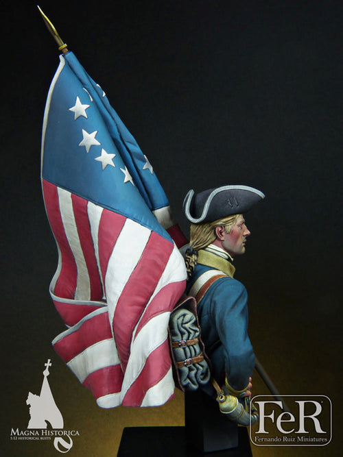 We the People, Continental Standard Bearer, 2nd Rhode Island, 1781 (back)