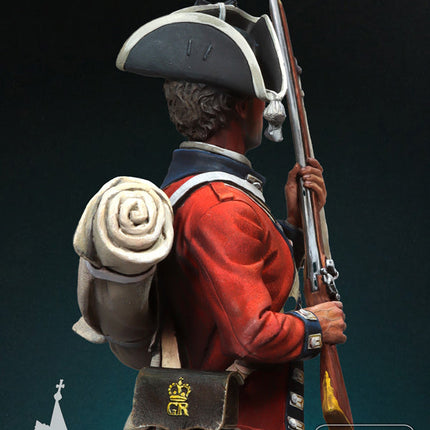 Private, 8th Regiment of Foot, Les Cedres, 1776 (side)