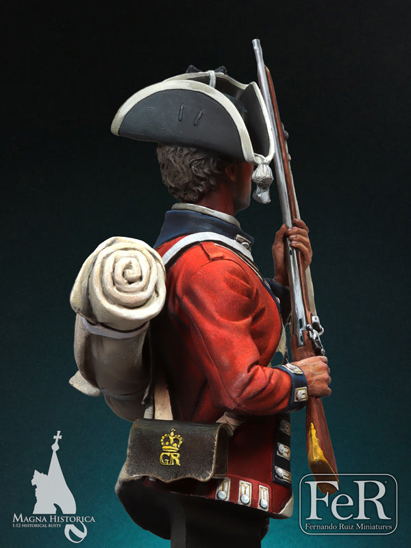 Private, 8th Regiment of Foot, Les Cedres, 1776 (side)