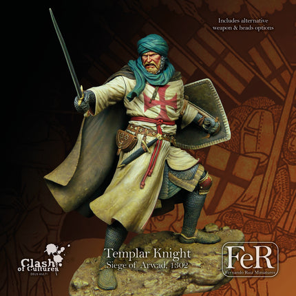 Templar Knight, Siege of Arwad, 1302