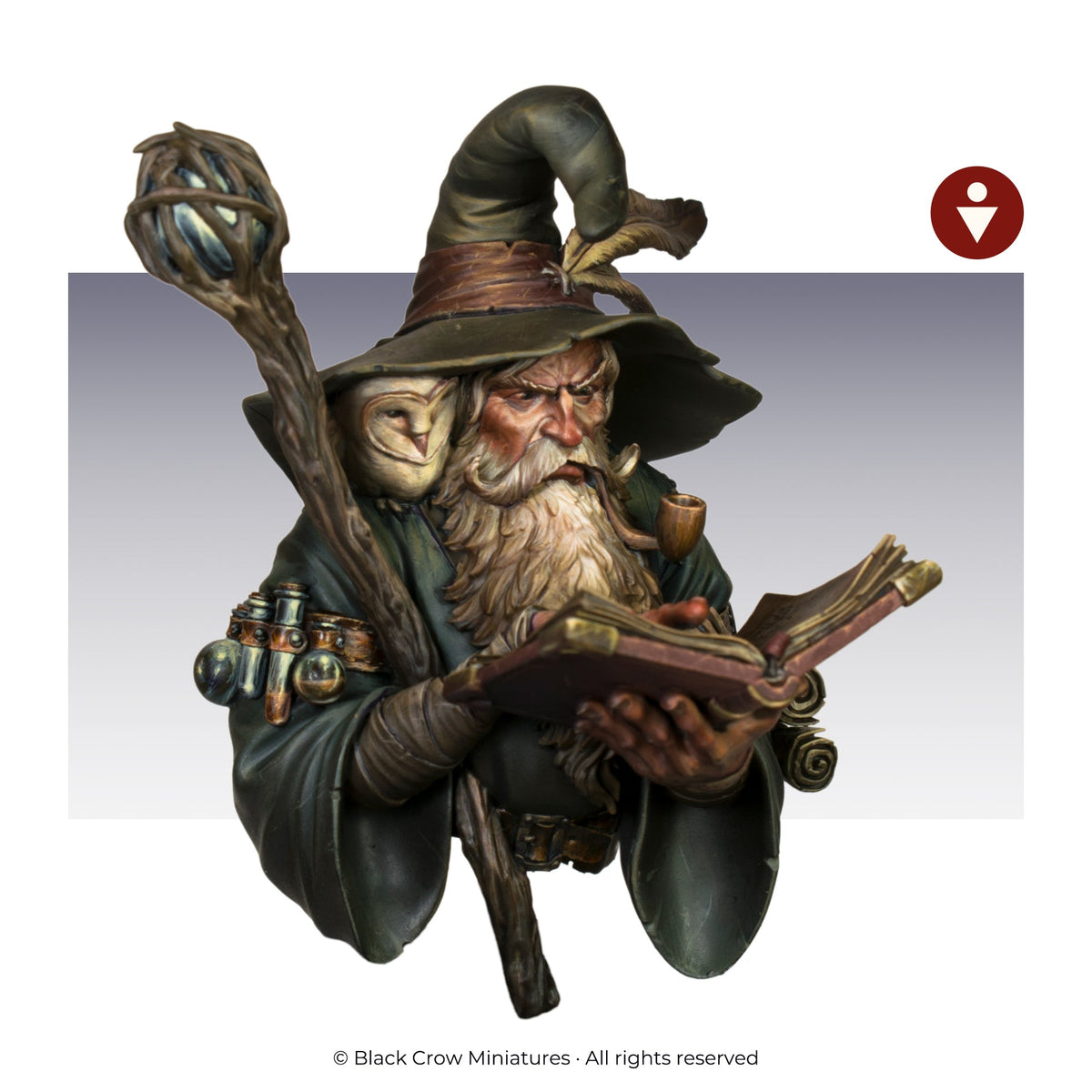Octavius bust by Black Crow Miniatures