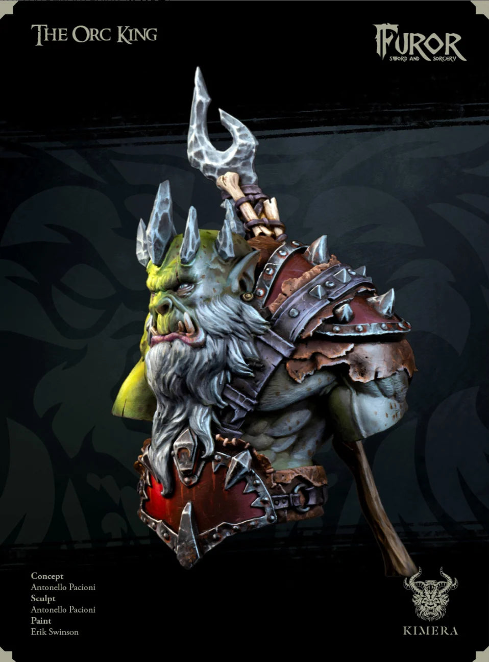 The Orc King, Bust