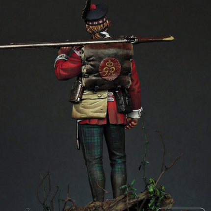 Grenadier 71st Foot, Frasers Highlanders, 1780 (back)