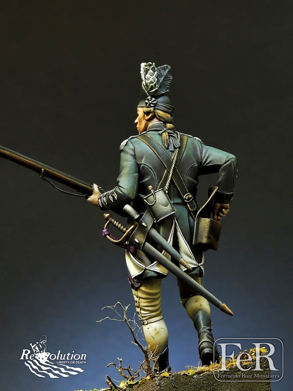 Queens Rangers Officer, Brandywine, 1777 (back)