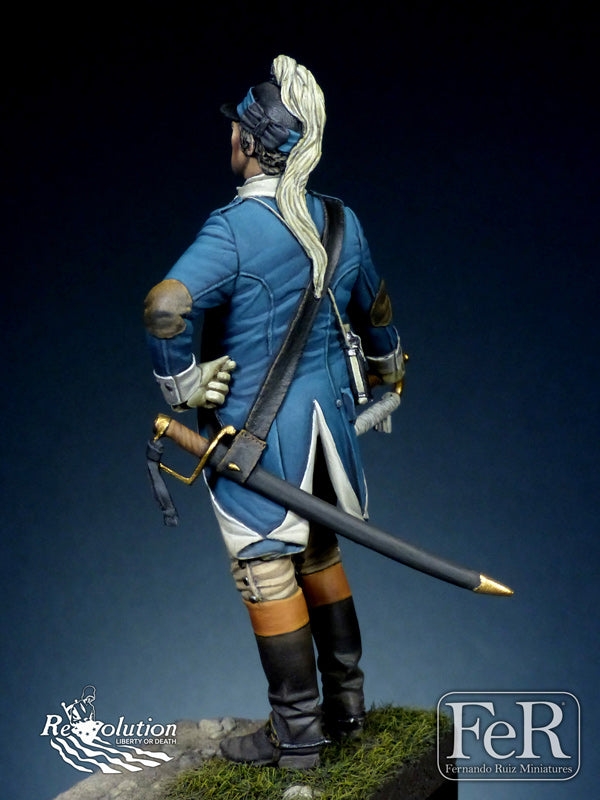Trumpeter, 3rd Continental Light Dragoons, 1781 (back)