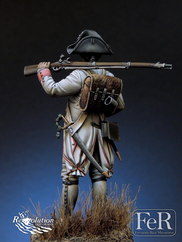 French Chasseur, 34eme Reg. Touraine, Yorktown, 1779 (back)