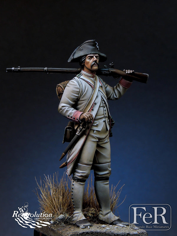 French Chasseur, 34eme Reg. Touraine, Yorktown, 1779
