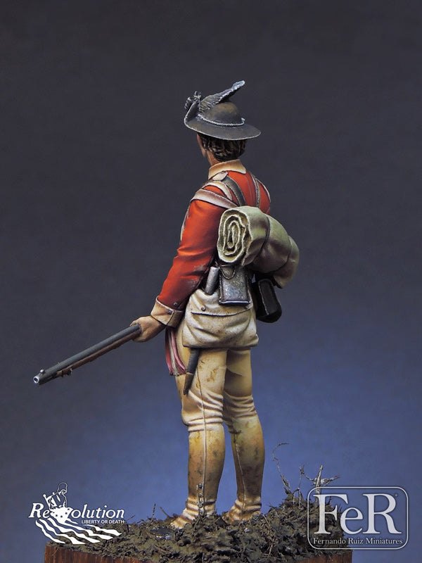 40th Regiment of Foot Light Infantry, 1776 (back)